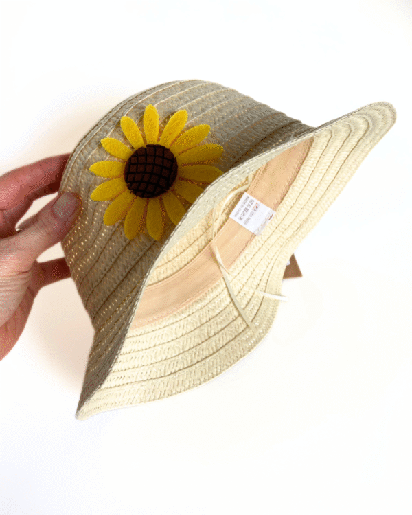 Zonnehoed kind met brede rand en opvouwbaar