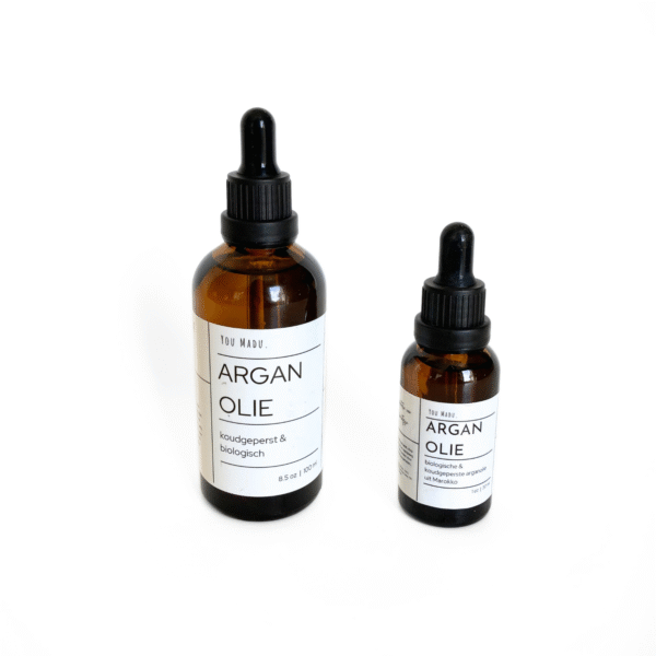 Argan olie: natuurlijke haar detangler + haar, nagels en huid olie